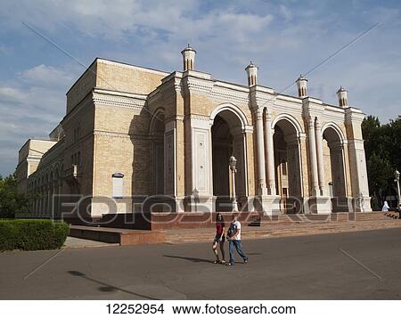 Picture - Alisher Navoi Opera and Ballet Theatre; Tashkent, Uzbekistan. Fotosearch