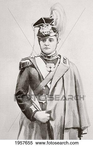 Alix Of Hesse And By Rhine Later Alexandra Feodorovna Romanova, 1872 – 1918. Empress Consort Of Russia As Spouse Of Nicholas Ii. Here Dressed In Uniform Of Colonel Of The Lancers Of The Guard. From La Esfera, 1914. View Large Photo Image Stock Photography - Alix Of Hesse And By Rhine Later Alexandra Feodorovna Romanova, 1872 – 1918. Empress Consort Of Russia As Spouse Of Nicholas Ii. Here Dressed In Uniform Of Colonel Of The Lancers Of The Guard. From La Esfera, 1914.. Fotosearch