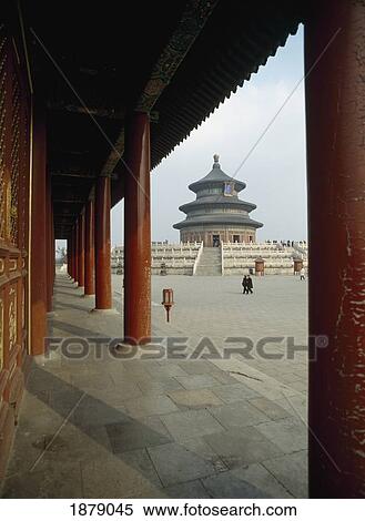 Stock Photography - All Of Prayer For Good Harvests At The Temple Of Heaven. Fotosearch