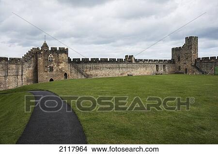 Alnwick Castle; Alnwick Northumberland England View Large Photo Image Picture - Alnwick Castle; Alnwick Northumberland England. Fotosearch