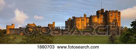 Alnwick Castle; Alnwick, Northumberland, England View Large Photo Image Stock Image - Alnwick Castle; Alnwick, Northumberland, England. Fotosearch