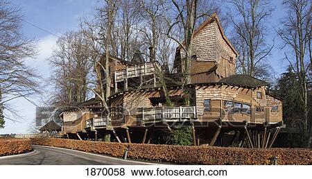 Alnwick, Northumberland, England; A Stilt House View Large Photo Image Stock Photo - Alnwick, Northumberland, England; A Stilt House. Fotosearch