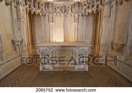 Stock Image - Altar In The Chapel Of Saint-Hubert At The Chateau D'amboise, Amboise, France. Fotosearch