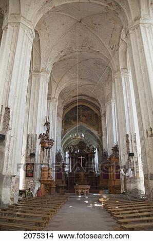 Picture - Altar Of The St. Francis' And Bernadine Church, Vilnius, Lithuania. Fotosearch