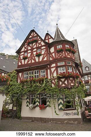Altes Haus The Oldest House; Bacharach Rhineland-Palatinate Germany View Large Photo Image Stock Image - Altes Haus The Oldest House; Bacharach Rhineland-Palatinate Germany. Fotosearch