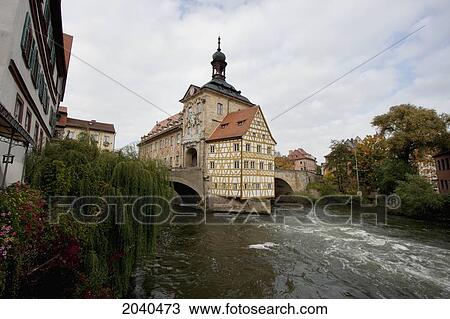 Stock Image - Altes Rathaus (Old City Hall), Bamberg, Bavaria, Germany. Fotosearch