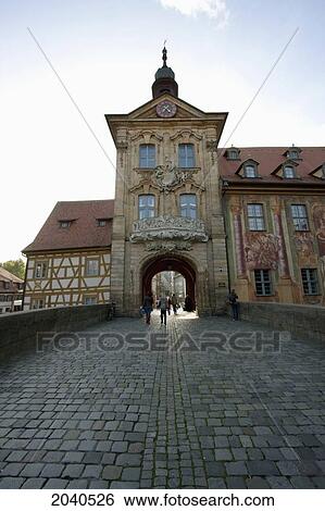 Altes Rathaus (Old Town Hall) Built In The Middle Of The Regnitz River In 1386, Bamberg, Bavaria, Germany View Large Photo Image Stock Photograph - Altes Rathaus (Old Town Hall) Built In The Middle Of The Regnitz River In 1386, Bamberg, Bavaria, Germany. Fotosearch