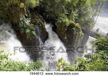 Stock Image - Alvar Nunez Falls, Iguazu Falls National Park, Misiones, Argentina. Fotosearch