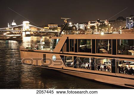 Amadeus Princess On The River Danube At Night, Budapest, Hungary View Large Photo Image Stock Photography - Amadeus Princess On The River Danube At Night, Budapest, Hungary. Fotosearch
