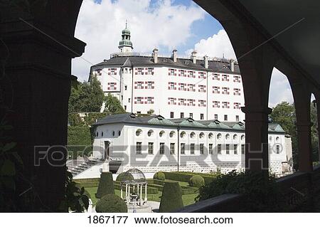 Ambrass Castle, Innsbruck, Tirol, Austria View Large Photo Image Stock Photo - Ambrass Castle, Innsbruck, Tirol, Austria. Fotosearch