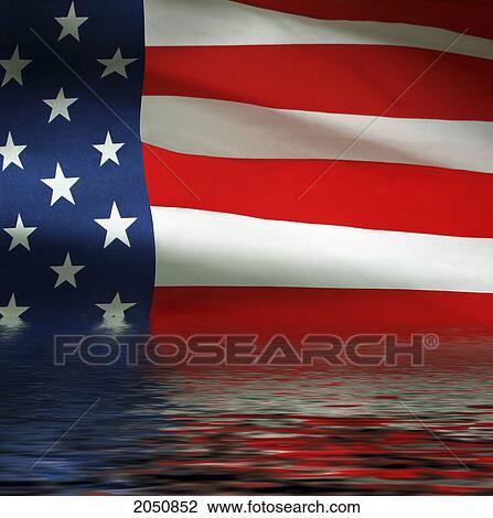 American Flag And Water View Large Photo Image Stock Image - American Flag And Water. Fotosearch