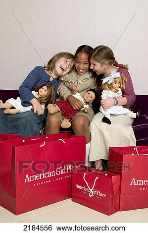Stock Photograph - American Girl Place, Store, 5Th Ave, Nyc. Fotosearch