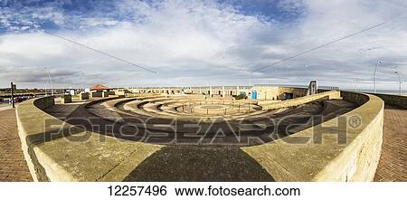Stock Photograph - Amphitheatre; South Shields, Tyne and Wear, England. Fotosearch