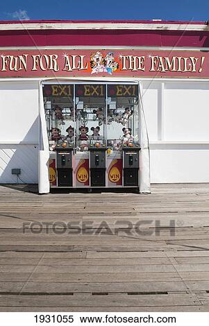 Amusement game on Britannia Pier at the seaside town of Great Yarmouth, Norfolk, England, United Kingdom, Great Yarmouth, Norfolk, England, United Kingdom. View Large Photo Image Stock Photography - Amusement game on Britannia Pier at the seaside town of Great Yarmouth, Norfolk, England, United Kingdom, Great Yarmouth, Norfolk, England, United Kingdom.. Fotosearch