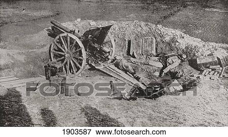 An Abandoned Field Gun Of The Austrian Army After Their Defeat By The Serbians During World War I. From The Illustrated War News, 1915. View Large Photo Image Stock Photo - An Abandoned Field Gun Of The Austrian Army After Their Defeat By The Serbians During World War I. From The Illustrated War News, 1915.. Fotosearch