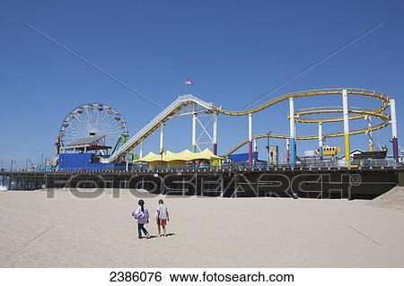 An amusement park by the beach; California, United States of America View Large Photo Image Stock Photograph - An amusement park by the beach; California, United States of America. Fotosearch