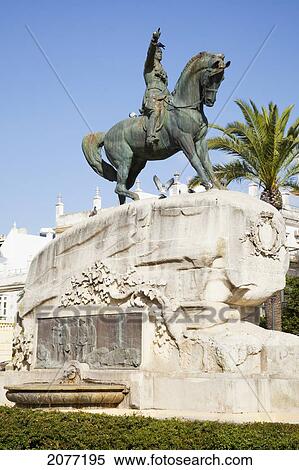 An Equestrian Statue; San Fernando Andalusia Spain View Large Photo Image Stock Photography - An Equestrian Statue; San Fernando Andalusia Spain. Fotosearch
