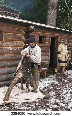 An historic reenactment is an annual event at Fort Clatsop; Astoria, Oregon, United States of America View Large Photo Image Stock Image - An historic reenactment is an annual event at Fort Clatsop; Astoria, Oregon, United States of America. Fotosearch