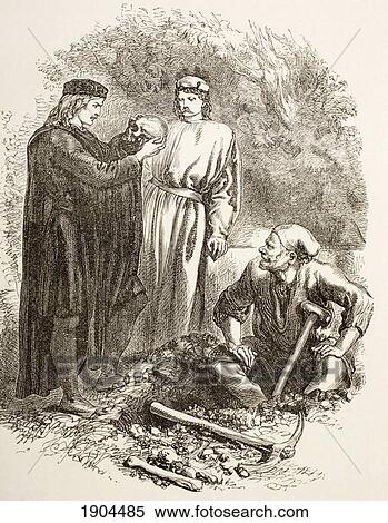 An Illustration From The Graveyard Scene, Act V, Scene I, In Hamlet. Hamlet Holds The Skull Of Yorick. From The Illustrated Library Shakspeare, Published London 1890. View Large Photo Image Stock Photography - An Illustration From The Graveyard Scene, Act V, Scene I, In Hamlet. Hamlet Holds The Skull Of Yorick. From The Illustrated Library Shakspeare, Published London 1890.. Fotosearch