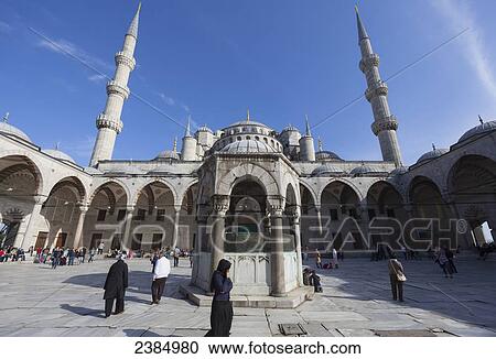 An islam mosque and worshippers; Istanbul, Turkey View Large Photo Image Stock Image - An islam mosque and worshippers; Istanbul, Turkey. Fotosearch