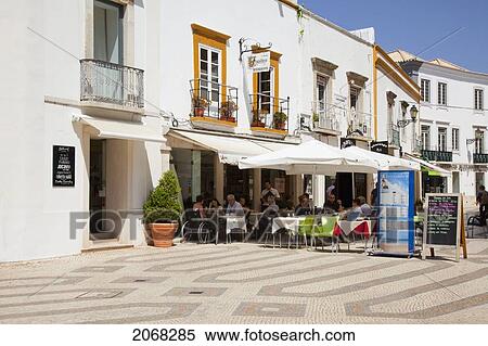 An Outdoor Restaurant; Faro Algarve Portugal View Large Photo Image Stock Photography - An Outdoor Restaurant; Faro Algarve Portugal. Fotosearch