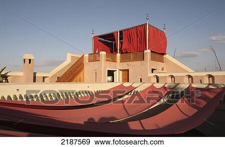 Stock Photo - Anayela Riad; Marrakesh, Morocco. Fotosearch