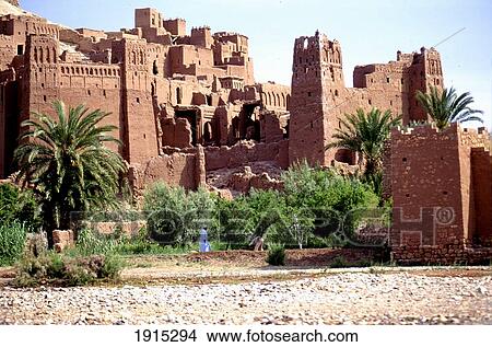 Picture - Ancient City Of Ait Benhaddou. Fotosearch