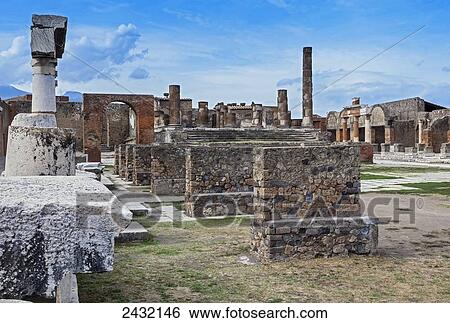 Ancient Roman ruins; Pompei, Italy View Large Photo Image Stock Photograph - Ancient Roman ruins; Pompei, Italy. Fotosearch