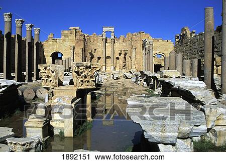 Ancient Ruins Of New Basilica View Large Photo Image Stock Image - Ancient Ruins Of New Basilica. Fotosearch