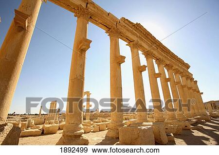 Stock Photo - Ancient Ruins Of Palmyra. Fotosearch