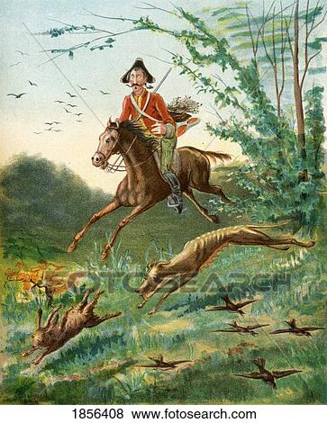 Anecdote Of The Hare With Eight Legs Illustration By Alphonse Adolf Bichard From The Book The Adventures Of Baron Munchausen Published C1886 View Large Photo Image Stock Photo - Anecdote Of The Hare With Eight Legs Illustration By Alphonse Adolf Bichard From The Book The Adventures Of Baron Munchausen Published C1886. Fotosearch