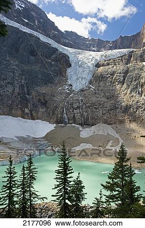 Stock Photograph - Angel Glacier; Alberta Canada. Fotosearch