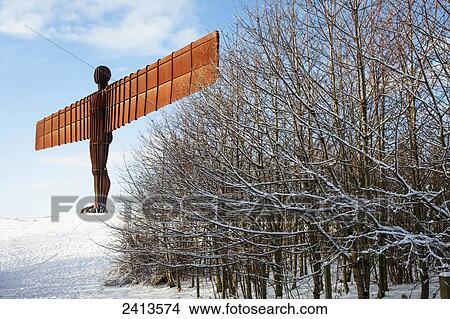 Picture - Angel of the North; Gateshead, Tyne and Wear, England. Fotosearch