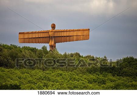 Angel Of The North Sculpture; Gateshead, Tyne And Wear, England View Large Photo Image Picture - Angel Of The North Sculpture; Gateshead, Tyne And Wear, England. Fotosearch