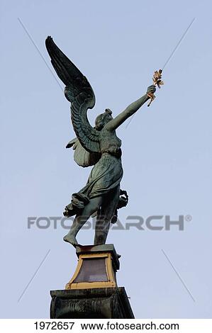 Angel Statue On Manes Bridge, Prague, Czech Republic View Large Photo Image Stock Photo - Angel Statue On Manes Bridge, Prague, Czech Republic. Fotosearch