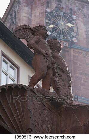 Angel's Well Sculpture In Wertheim Am Main, Baden-Wurttemberg, Germany View Large Photo Image Stock Image - Angel's Well Sculpture In Wertheim Am Main, Baden-Wurttemberg, Germany. Fotosearch