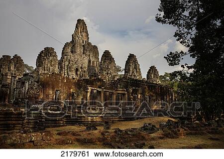 Angkor Thom temple Cambodia View Large Photo Image Stock Image - Angkor Thom temple Cambodia. Fotosearch