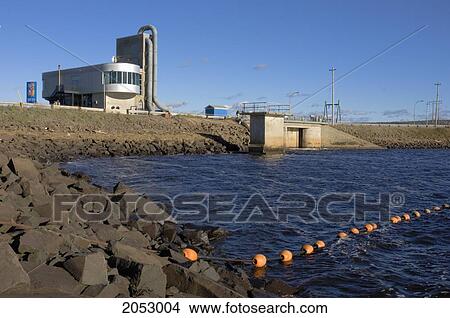 Annapolis Tidal Power Project That Generates Hydroelectric Power From The Bay Of Fundy Tides, Annapolis Royal, Nova Scotia View Large Photo Image Picture - Annapolis Tidal Power Project That Generates Hydroelectric Power From The Bay Of Fundy Tides, Annapolis Royal, Nova Scotia. Fotosearch