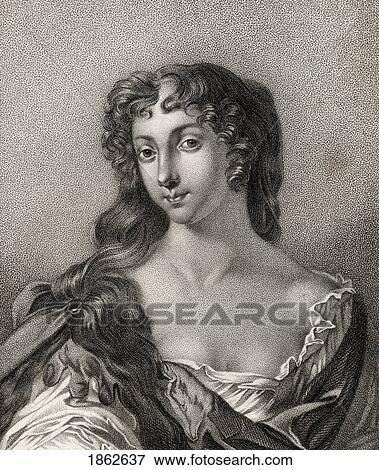 Stock Photo - Anne Wharton Nee Lee Marchioness Of Wharton 1659 ÃƒÆ’Ã‚Â» 1685 English Poet From The Book A Catalogue Of Royal And Noble Authors Volume Iii Published 1806. Fotosearch