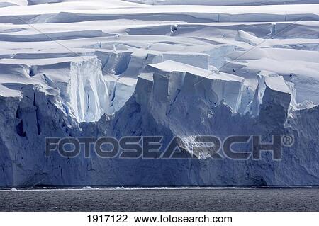 Stock Image - Antarctic Glacier. Fotosearch