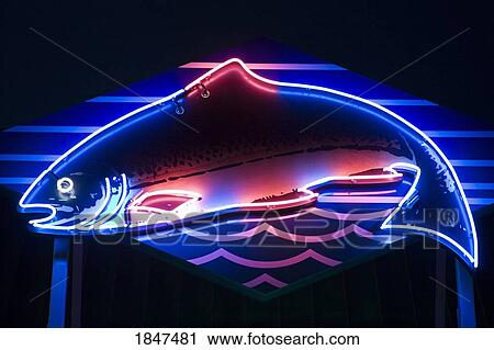 Anthony's Seafood Restaurant, Neon Sign; Spokane, Washington, Usa View Large Photo Image Stock Image - Anthony's Seafood Restaurant, Neon Sign; Spokane, Washington, Usa. Fotosearch