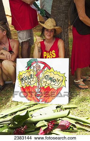 Anti-GMO Rally; Kauai, Hawaii, United States of America View Large Photo Image Picture - Anti-GMO Rally; Kauai, Hawaii, United States of America. Fotosearch