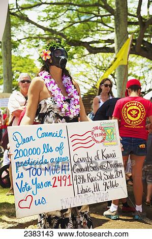Anti-GMO Rally; Kauai, Hawaii, United States of America View Large Photo Image Stock Image - Anti-GMO Rally; Kauai, Hawaii, United States of America. Fotosearch