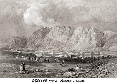 Antioch in Syria, from the south west, from a 19th century engraving. From The Imperial Bible Dictionary, published 1889. View Large Photo Image Stock Photo - Antioch in Syria, from the south west, from a 19th century engraving. From The Imperial Bible Dictionary, published 1889.. Fotosearch