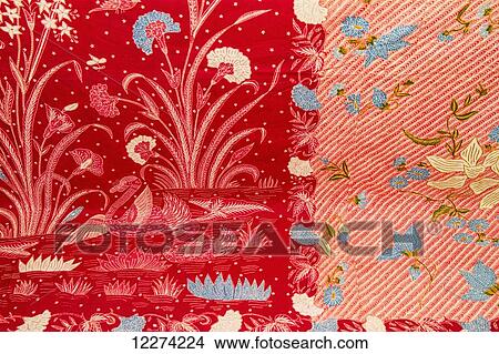 Antique Indonesian batik fabric on display at the Masterpieces Collection of Danar Hadi Batik Museum, Surakarta (Solo), Central Java, Indonesia View Large Photo Image Picture - Antique Indonesian batik fabric on display at the Masterpieces Collection of Danar Hadi Batik Museum, Surakarta (Solo), Central Java, Indonesia. Fotosearch