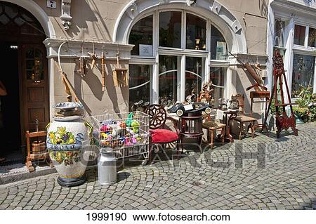 Antique Shop With Wares Displayed Outside; Bernkastel-Kues Rhineland-Palatinate Germany View Large Photo Image Stock Image - Antique Shop With Wares Displayed Outside; Bernkastel-Kues Rhineland-Palatinate Germany. Fotosearch