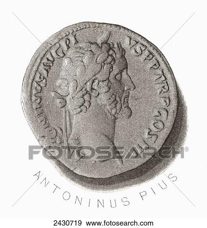 Stock Photo - Antoninus Pius, aka Antoninus, 86 AD. Fotosearch