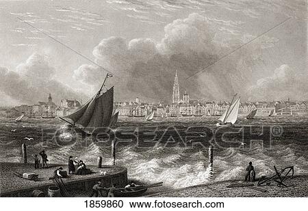 Antwerp, From The Tête De Flandre. From The Original Painting By Lt. Col. Batty F. R. S. From The Book “Select Views Of Some Of The Principal Cities Of Europe†Published London 1832. Engraved By Freebairn View Large Photo Image Stock Image - Antwerp, From The Tête De Flandre. From The Original Painting By Lt. Col. Batty F. R. S. From The Book “Select Views Of Some Of The Principal Cities Of Europe†Published London 1832. Engraved By Freebairn. Fotosearch