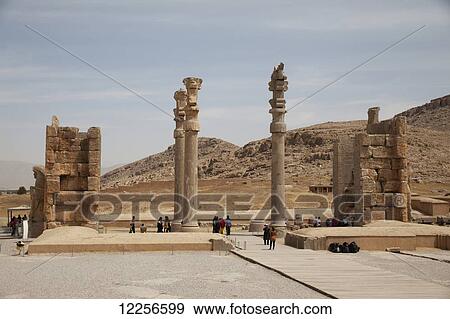 Apadana Hall; Persepolis, Iran View Large Photo Image Stock Photo - Apadana Hall; Persepolis, Iran. Fotosearch