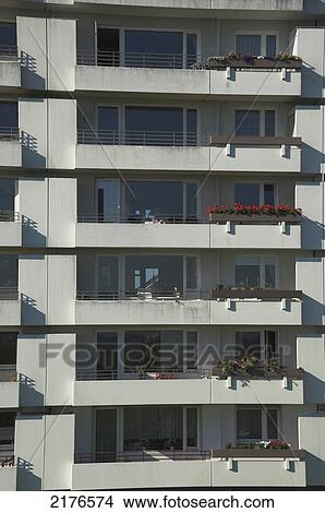 Picture - Apartment Block Northern Germany Cuxhaven. Fotosearch